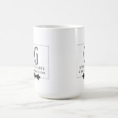 Mug Porteur à anneaux de monogramme Cravate à mâchoire (Centre)