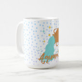 Mug Porteur d'eau Aquarius moderne Zodiac (Devant gauche)