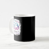 Mug Portez du sarcelle violet pour quelqu'un que vous (Devant gauche)