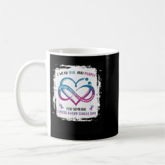 Mug Portez du sarcelle violet pour quelqu'un que vous