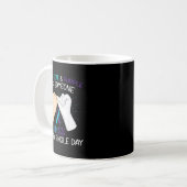 Mug Portez du sarcelle violet pour quelqu'un que vous (Devant gauche)