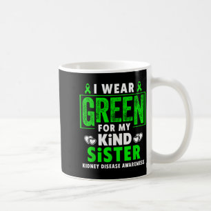Mug Portez du vert pour votre sœur - sensibilisation à