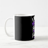 Mug Portez du violet pour le mois de sensibilisation a (Gauche)