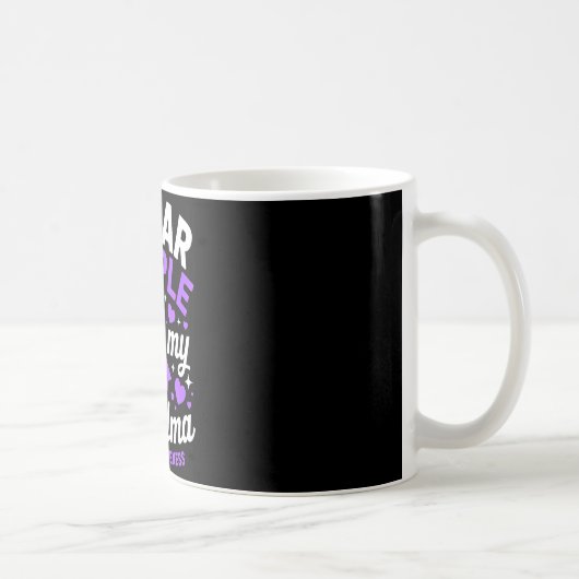 Mug Portez du violet pour le mois de sensibilisation a (Droite)