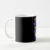 Mug Portez du violet pour le mois de sensibilisation a (Gauche)