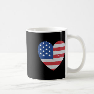 Mug Portez Le Drapeau Rouge Vendredi Coeur Américain P