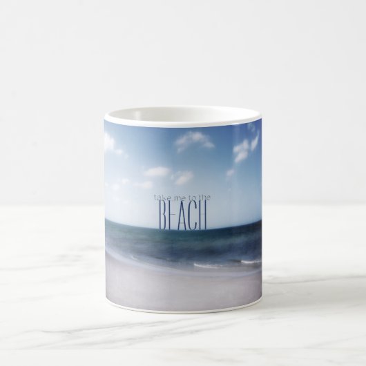 Mug Portez-moi à la plage (Centre)