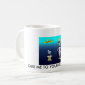 MUG PORTEZ-MOI À VOTRE FABRICANT DE CAFÉ (Devant gauche)