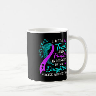 Mug Portez Turquoise Violet En Mémoire De Mon Suicide