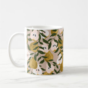 Mug Portez un motif sans soudure. Magnifique élégant V
