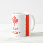 Mug Portez votre fierté : drapeau du Canada classique (Devant droit)