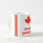 Mug Portez votre fierté : drapeau du Canada classique (Devant gauche)