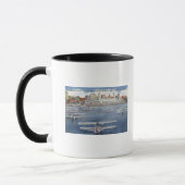 Mug Portland Harbour Vue du marché public (Gauche)