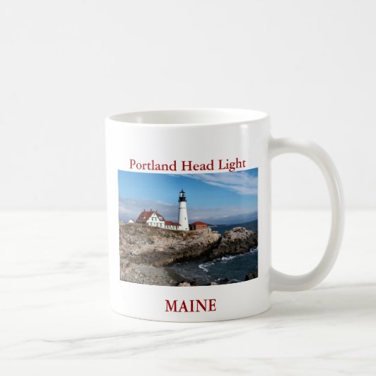 Mug Portland Head Light, mule du Maine (Droite)
