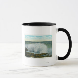 Mug Portland, MainePeaks Island Vue sur le Surf