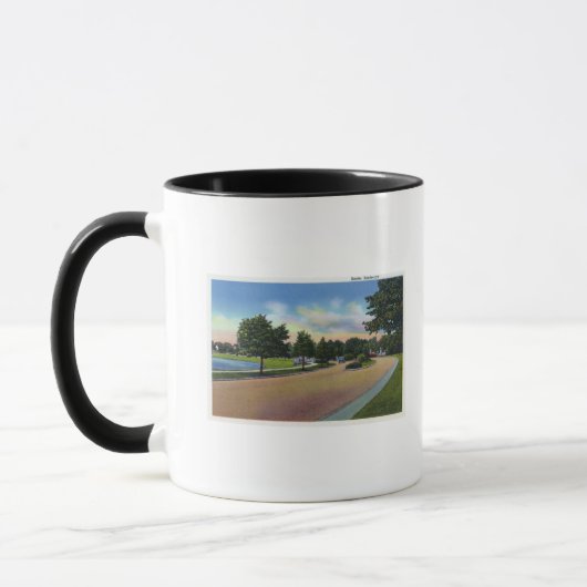 Mug Portland, MaineVue du boulevard Baxter (Gauche)