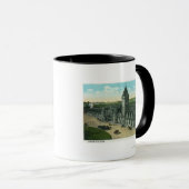 Mug Portland, MaineVue extérieure de la gare Union (Devant droit)