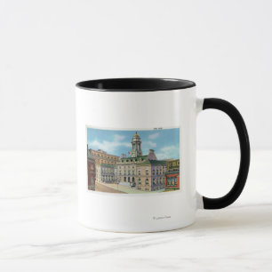 Mug Portland, MaineVue extérieure de l'hôtel de ville