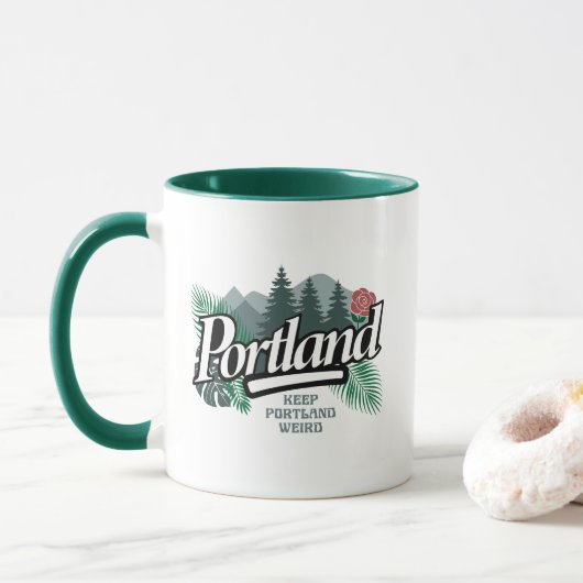 Mug Portland Oregon (Avec donut)
