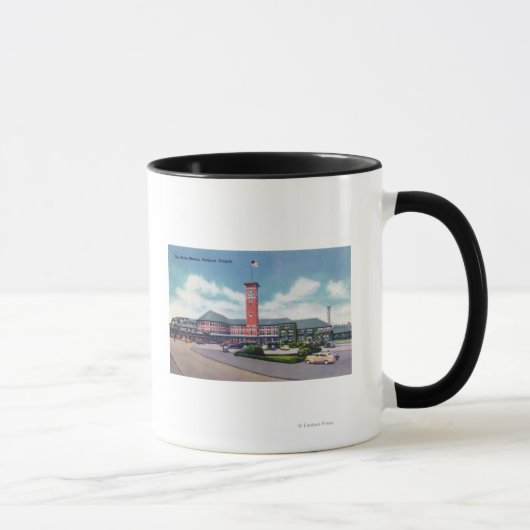 Mug Portland, OregonVue extérieure de la gare Union (Droite)