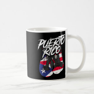 Mug Porto Rico Dans Les Gants De Boxe - Fig Hispanique
