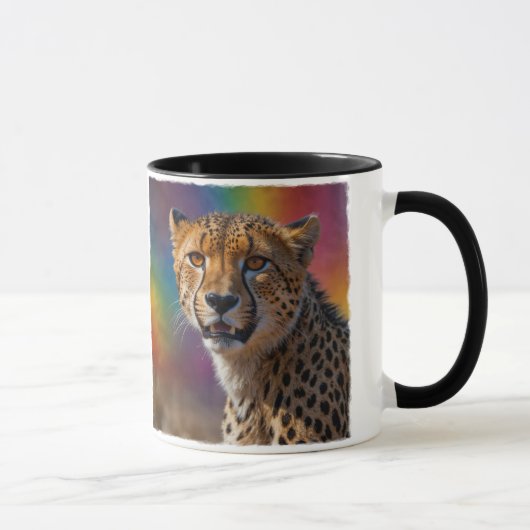 Mug Portrait africain de Cheetah (Droite)