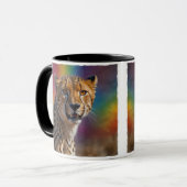Mug Portrait africain de Cheetah (Devant gauche)