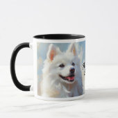Mug Portrait américain Eskimo Chien (Gauche)