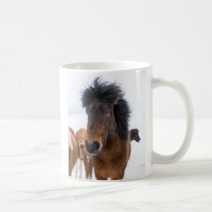 Mug Portrait amusant de cheval islandais