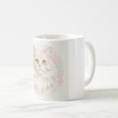 Mug Portrait aquarelle de chat persan (Devant droit)