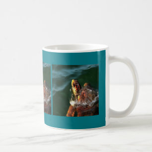 Mug Portrait artistique de la tortue luge