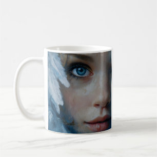 Mug Portrait artistique de l'oeil bleu