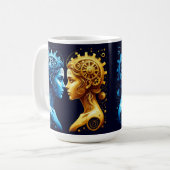 Mug Portrait Artistique Double de Mécanique Complément (Devant gauche)