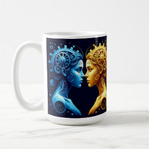 Mug Portrait Artistique Double de Mécanique Complément