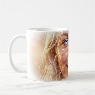 Mug Portrait aux Larmes Radieuses de Résilience