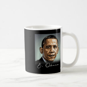 Mug Portrait Barack Obama Président Patriotique