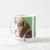 Mug portrait Beagle aquarelle (Devant gauche)