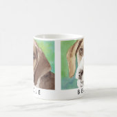 Mug portrait Beagle aquarelle (Centre)