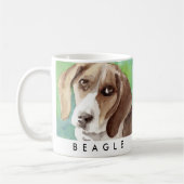 Mug portrait Beagle aquarelle (Gauche)