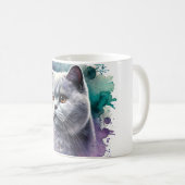 Mug Portrait britannique de chat Shorthair à Lilac (Devant droit)