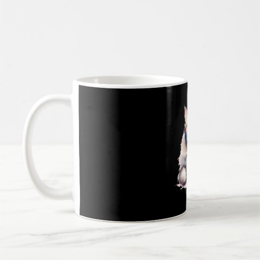 Mug Portrait Cavalier King Charles Vêtements Minimalis (Gauche)
