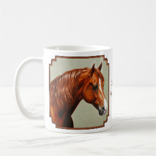 Mug Portrait Cheval Chestnut Morgan