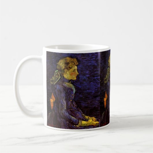 Mug Portrait d'Adeline Ravoux par Vincent van Gogh (Gauche)