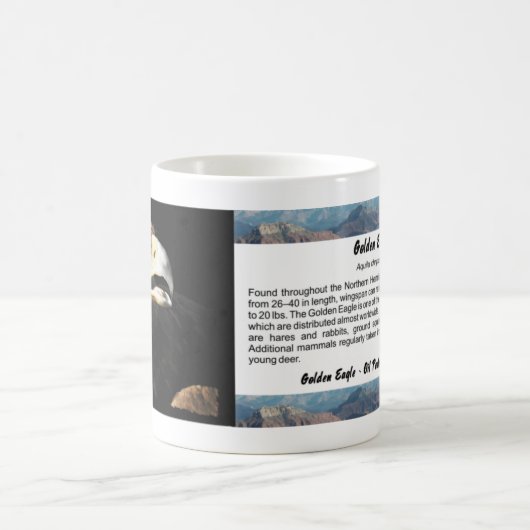 Mug Portrait d'aigle doré (Centre)