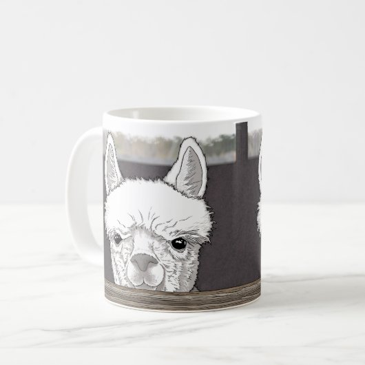 Mug Portrait d'Alpaca (Devant gauche)