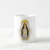 Mug Portrait d'Angelfish rayé jaune (Centre)