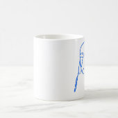 Mug Portrait d'Aqua Budgie (Centre)