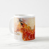 Mug Portrait d'aquarelle Red Fox 03 (Devant gauche)