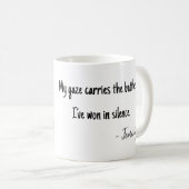 Mug Portrait d'art Pixel Vibrant de Ferocity (Devant droit)