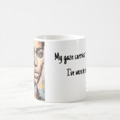 Mug Portrait d'art Pixel Vibrant de Ferocity (Centre)